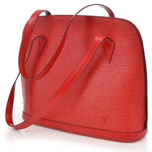 Louis Vuitton Epi Leather Red Lussac Shoulder bag - Picture 3 of 16